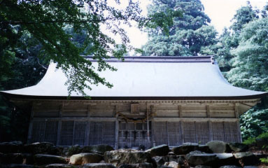 県指定文化財 伊須流岐比古神社拝殿修復工事