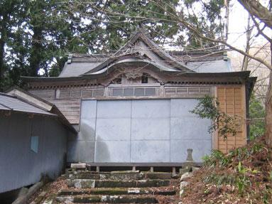 県指定文化財 伊須流岐比古神社本殿修復工事