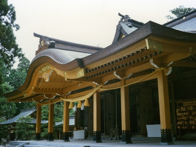 高瀬神社 向拝唐破風新設