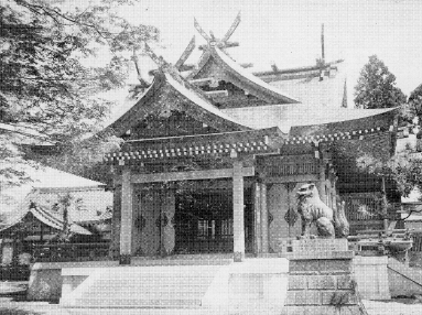 有磯神社 拝殿幣殿祝詞殿楽殿神饌所