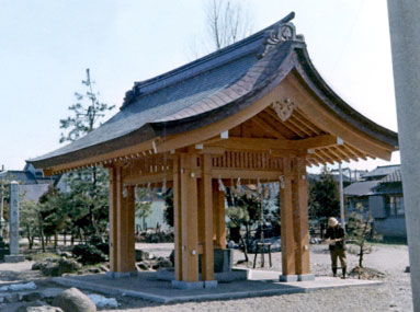 富山日枝神社 手水舎