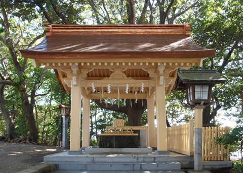 検見川神社 手水舎改築工事