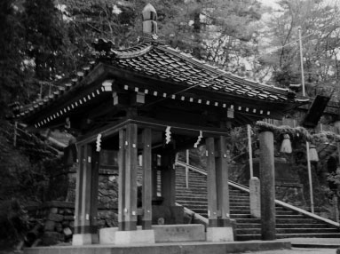 椿原神社 手水舎