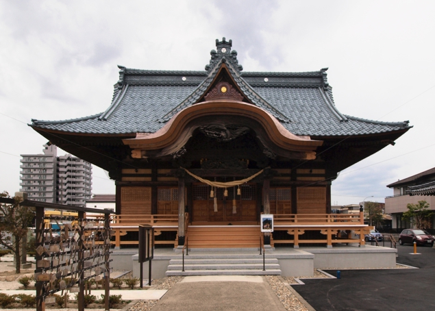 沼垂白山神社　改修工事