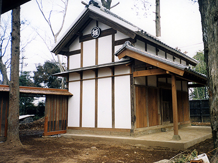 重要文化財 坂野家住宅及付属建物保存修理工事
三番蔵工事